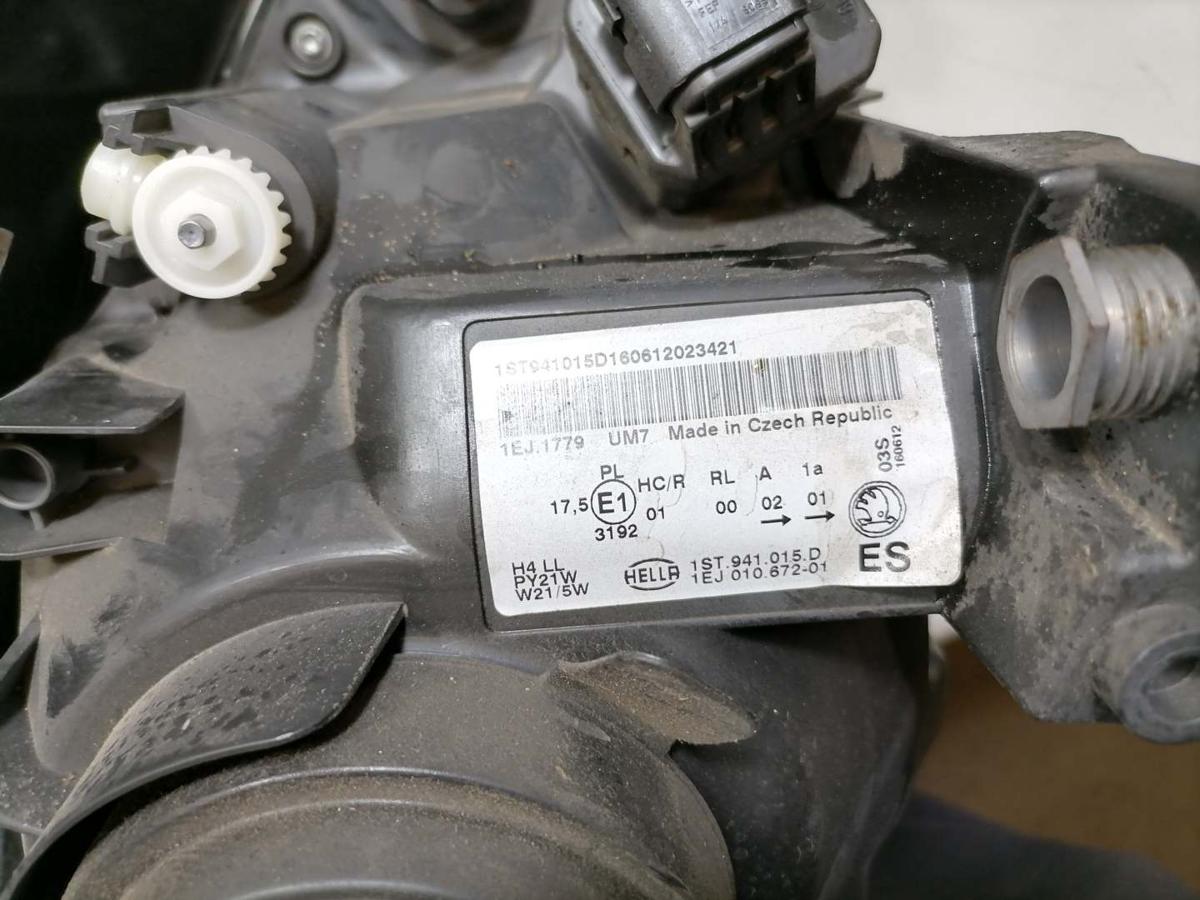 Skoda Citigo original Scheinwerfer vorn links Halogen Bj.2016